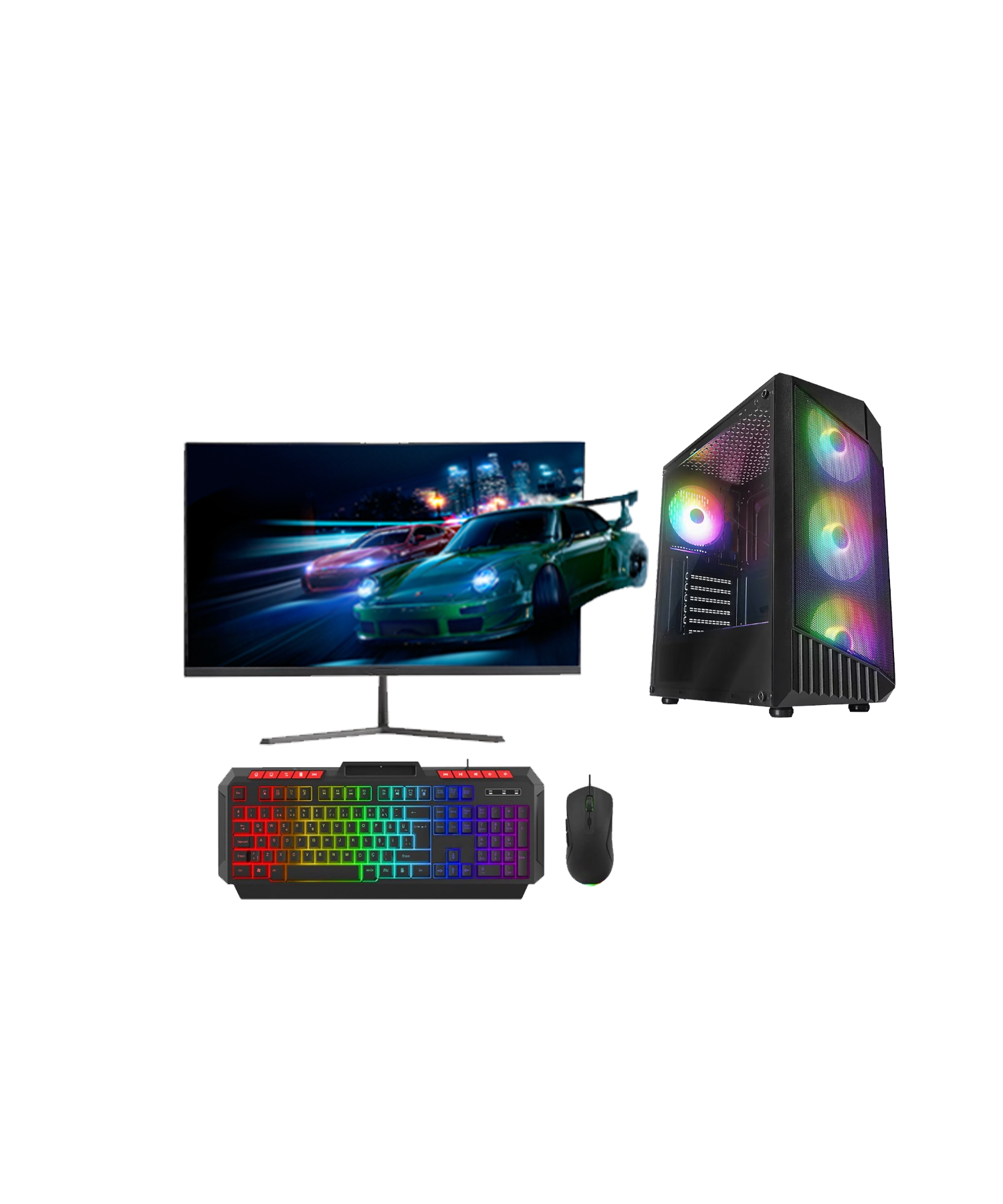 ROTAMPC İ5 12.NESİL 12400F 16GB DDR4 256GB M2 SSD+320GB HDD 6GB 3050 VGA 