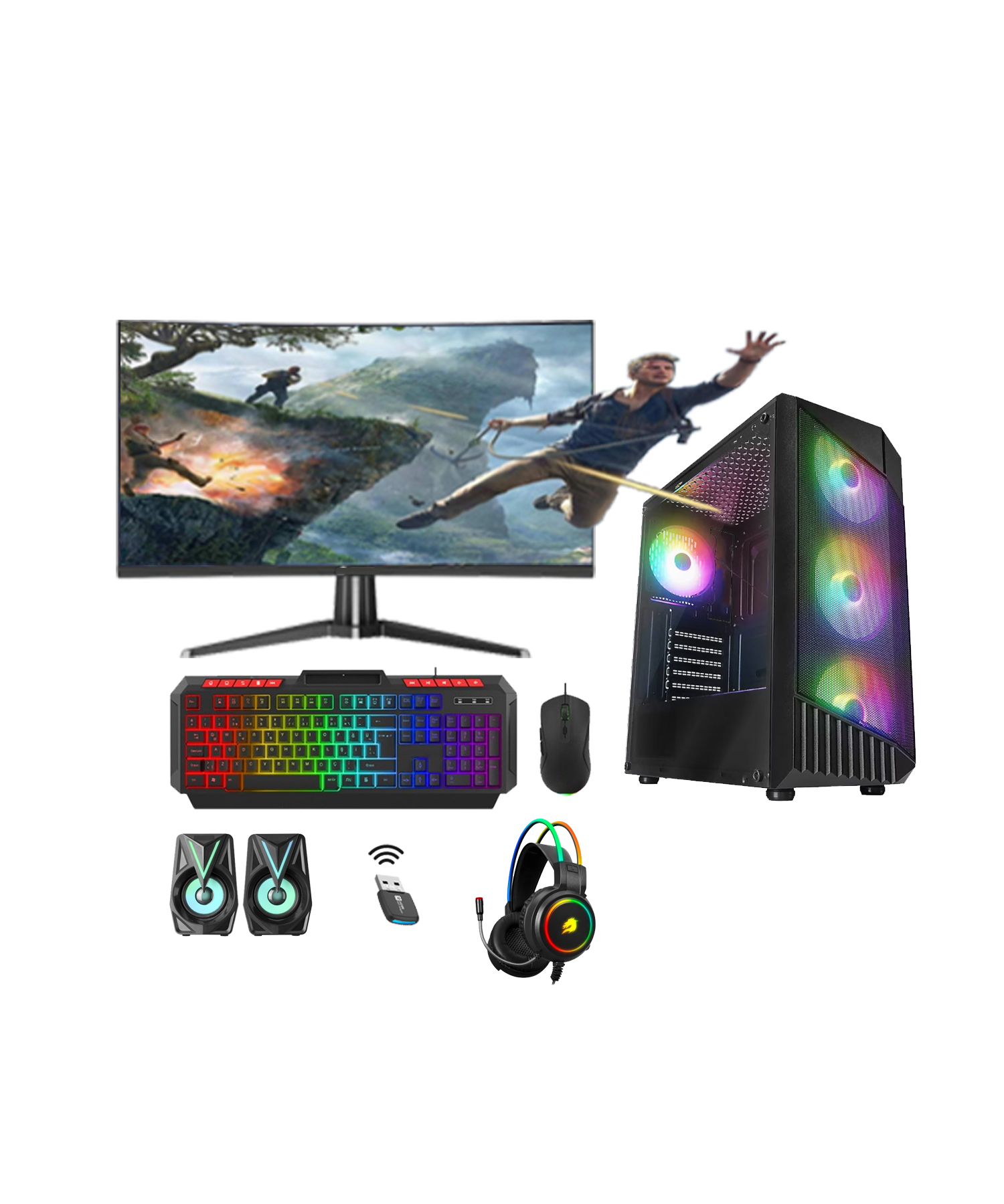 ROTAMPC İ5 14.NESİL 14400 16GB DDR4 512GB M2 NVME 6GB RTX3050 