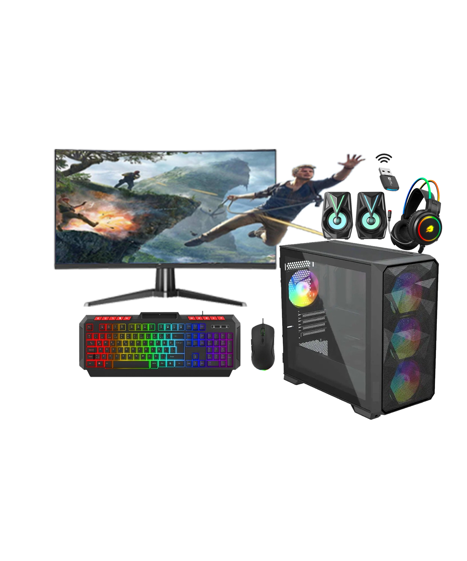 ROTAMPC İ9 14.NESİL 14900KF 64GB DDR5 1TB M2 NVME 8GB RTX5060 