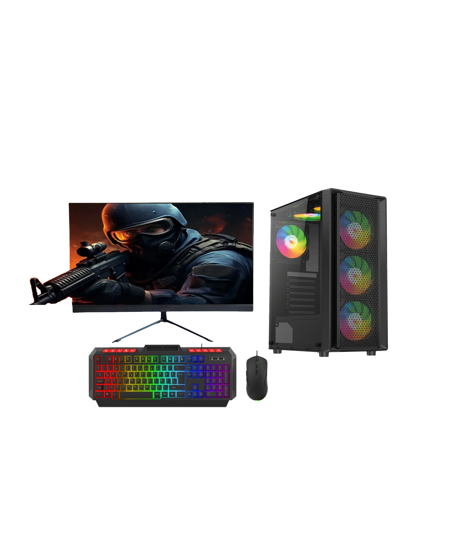 ROTAMPC RYZEN 5 5600 16GB DDR4 512GB M2 NVME 4GB RX550 