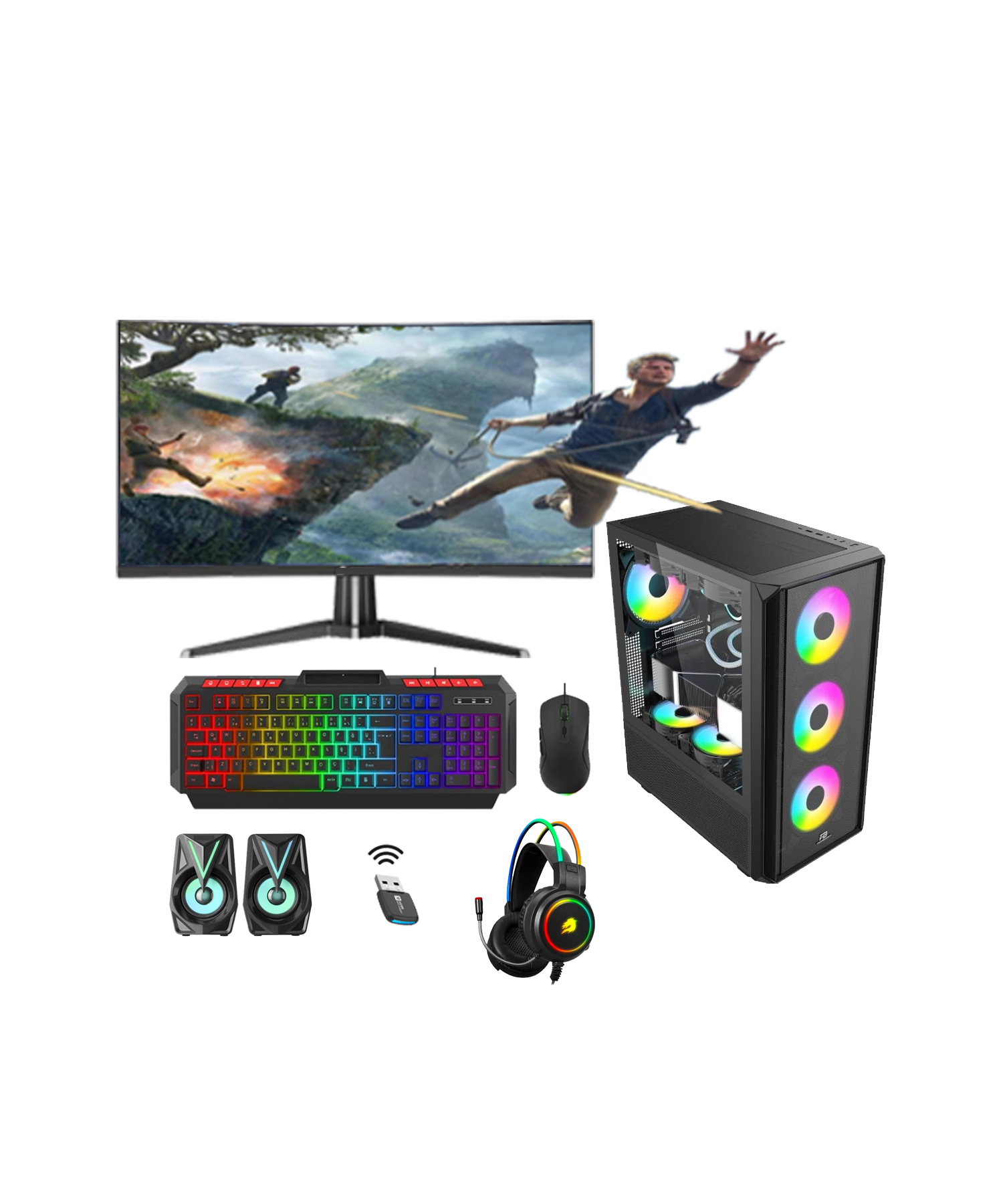ROTAMPC RYZEN 9 9900X3D 64GB DDR5 512GB M2 NVME 12GB ARC B580 192BİT 