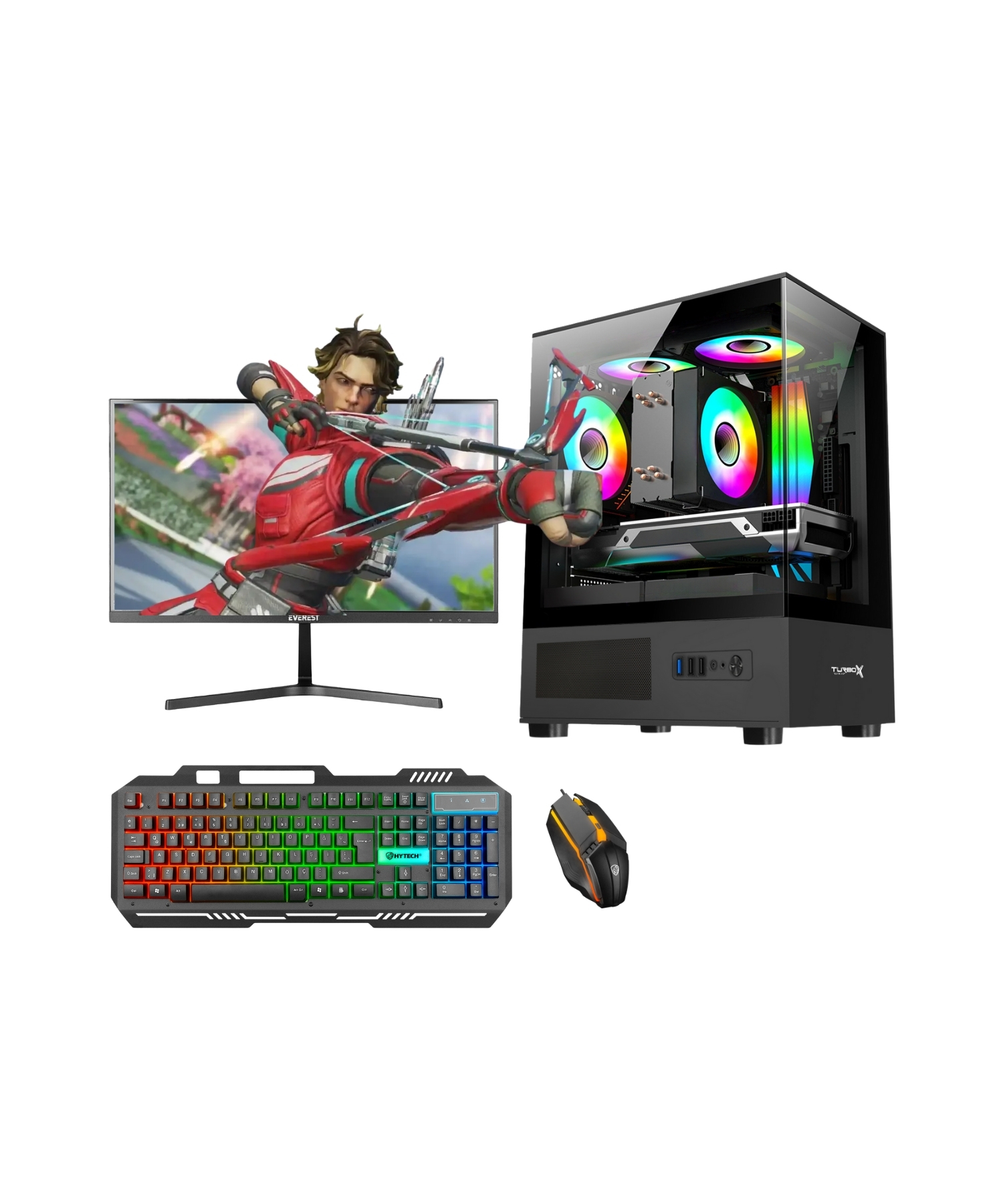 ROTAMPC RYZEN5 5600G 16GB DDR4 512GB M2 NVME 4GB RX550 