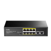 SWİTCH 8 PORT CUDY FS1010PG 10/100MBPS 2*FE UPLİNK VLAN&EXTEND MODE 250M 120W POE+ ETHERNET SWİTCH