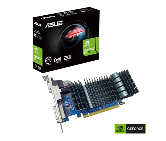 VGA 2GB ASUS GT710-SL-2GD5-BRK-EVO DDR5 64BİT DVI/HDMI/VGA