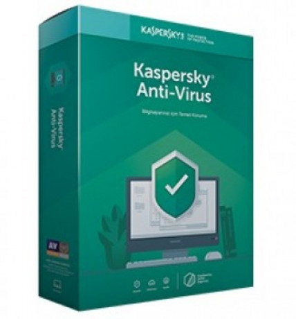 YAZILIM ANTİVİRÜS KASPERSKY ANTI-VIRUS 3 KULLANICI 1 YIL